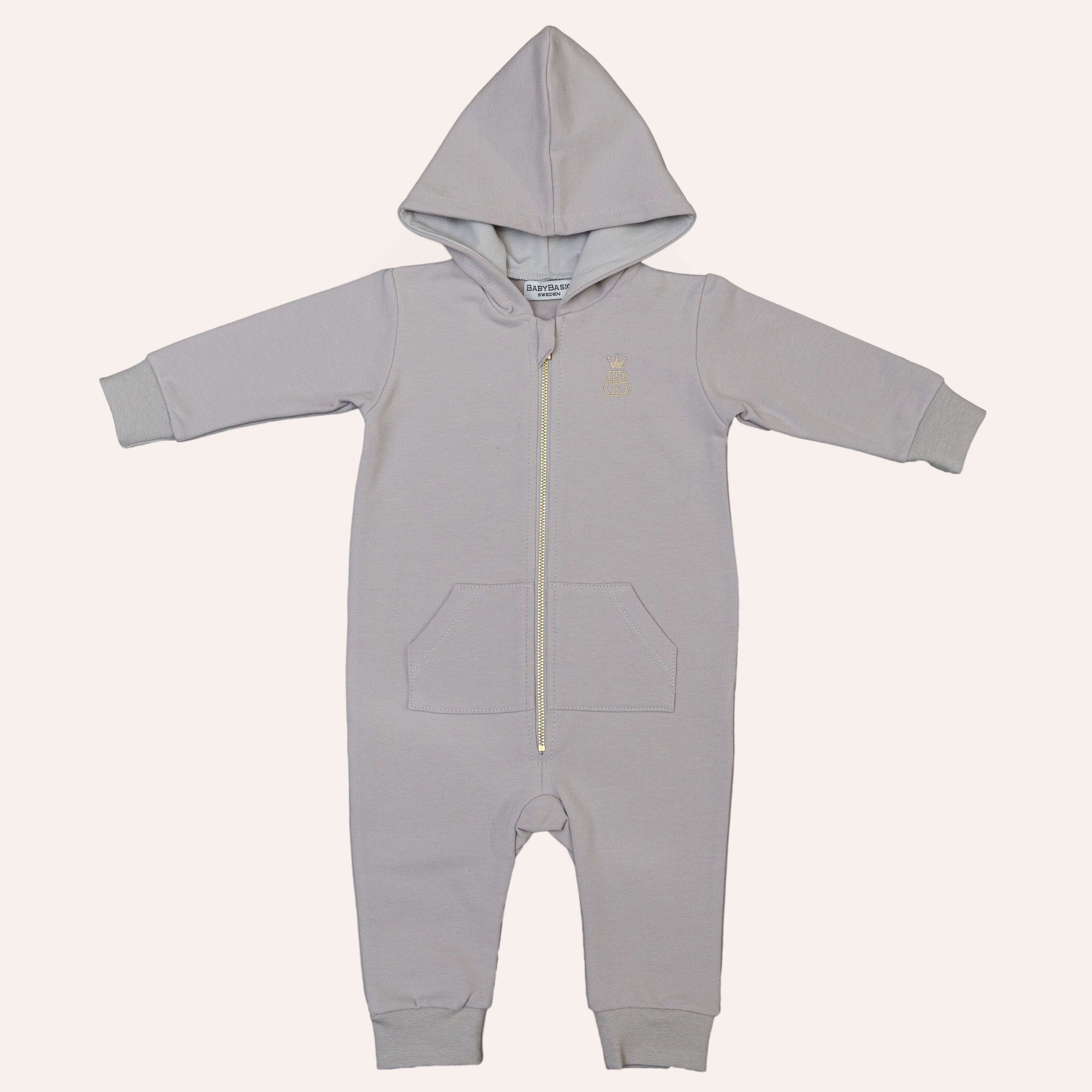 HOODED ONESIE GRÅ