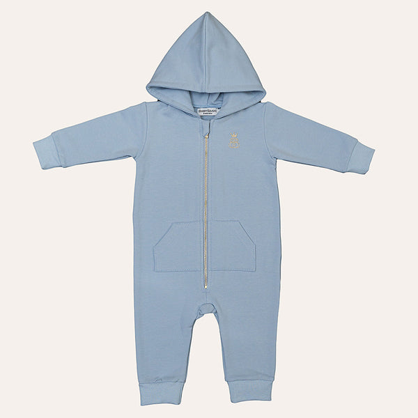 HOODED ONESIE BLÅ